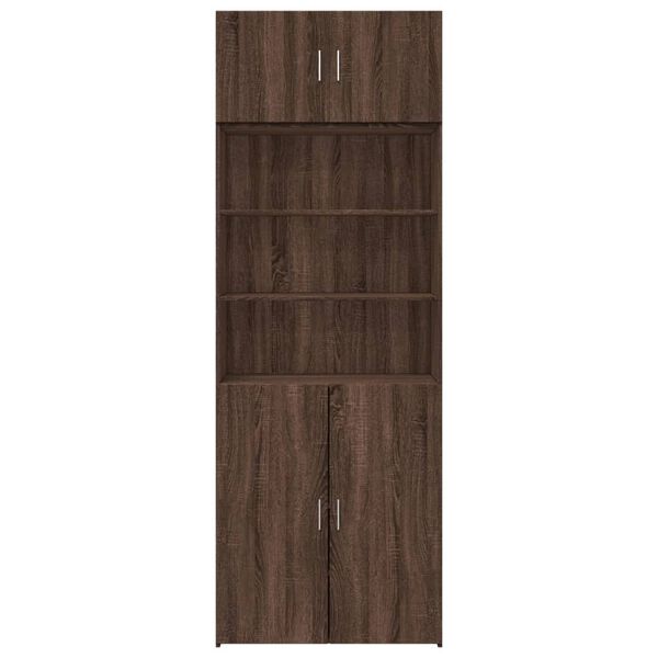 vidaXL Hochschrank Eichen-Optik 80x42,5x225 cm Holzwerkstoff