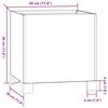 vidaXL Pflanzk&uuml;bel mit Beinen Rostig 30x30x30 cm Cortenstahl