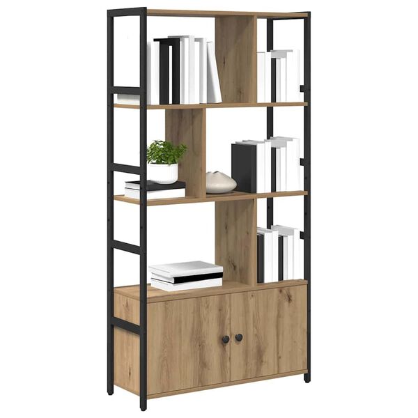 vidaXL Bücherregal Artisan-Eiche 80 x 30 x 155,5 cm Holzwerkstoff