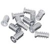 vidaXL Schraube 12 pcs Silber M6 x 12 mm Eisen