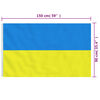 vidaXL Flagge der Ukraine mit Messingösen 90x150 cm
