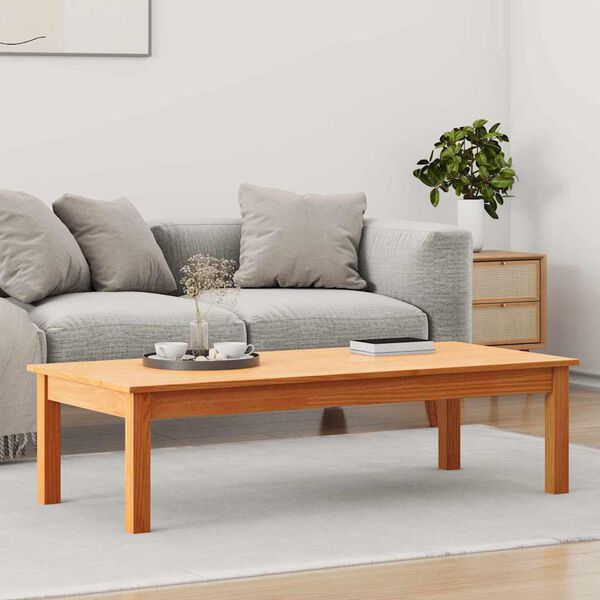 vidaXL Couchtisch Max Braun 110 x 50 x 30 cm Massives Kiefernholz