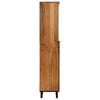 vidaXL Waschbeckenschrank mit Regal Massivholz Akazie 38 x 33 x 160 cm