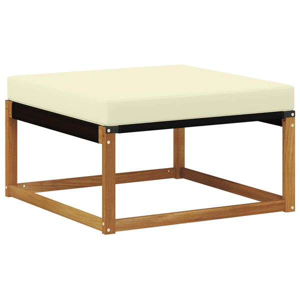 vidaXL Outdoor-Fu&szlig;hocker Massivholz Akazie Natur