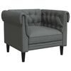 vidaXL Sofa Dunkelgrau 78,5 x 74,5 x 74,5 cm Polyester