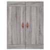 vidaXL Highboard Grau Sonoma 69,5x34x180 cm Holzwerkstoff