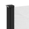 vidaXL Seitenmarkise Ausziehbar Wei&szlig; 160x500 cm