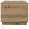 vidaXL Couchtisch mit LED-Leuchten Artisan-Eiche 90x50x40 cm