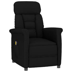 vidaXL Massagesessel Schwarz 96,5 x 70,5 x 95 cm Mikrofaser