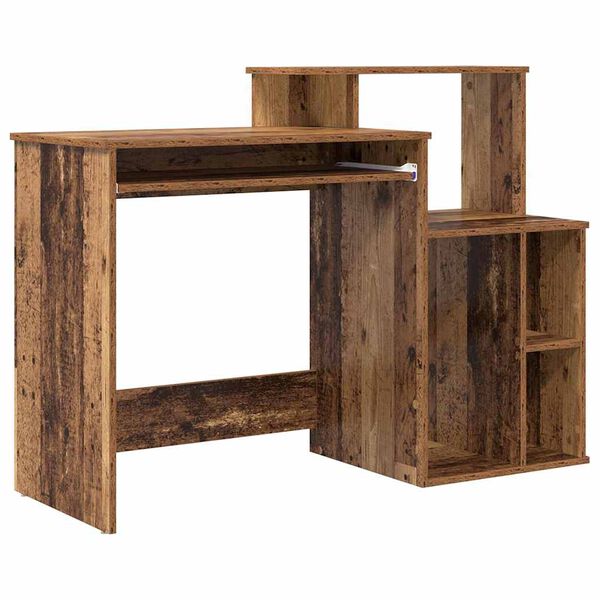 vidaXL Schreibtisch Altholz 120,5 x 44 x 88,5 cm Holzwerkstoff