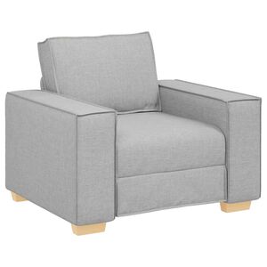 vidaXL Sofa Stuhl Wolkengrau 100x78x84 cm Stoff