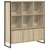 vidaXL B&uuml;cherregal 99,5 x 30 x 108 cm Holzwerkstoff Sonoma
