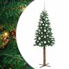 vidaXL Schlanker Weihnachtsbaum Gr&uuml;n 150 cm