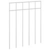 vidaXL Gartenzaun-Paneel 12 pcs Verzinkter Stahl Silber