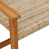vidaXL 5-tlg. Garten-Lounge-Set Beige Poly Rattan und Akazienholz