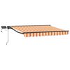 vidaXL Manueller Markisenrahmen mit LEDs 3,5 x 2,5 m