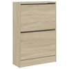 vidaXL Schuhschrank Sonoma-Eiche 60x21x87,5 cm Holzwerkstoff