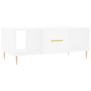 vidaXL Couchtisch Wei&szlig; 102x50x40 cm Holzwerkstoff