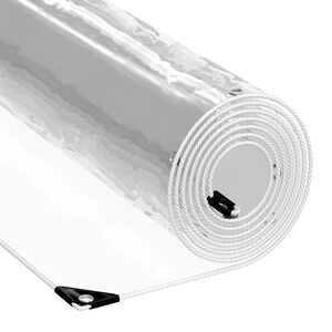 vidaXL Abdeckplane 350 gsm Transparent 7 x 5 m PVC