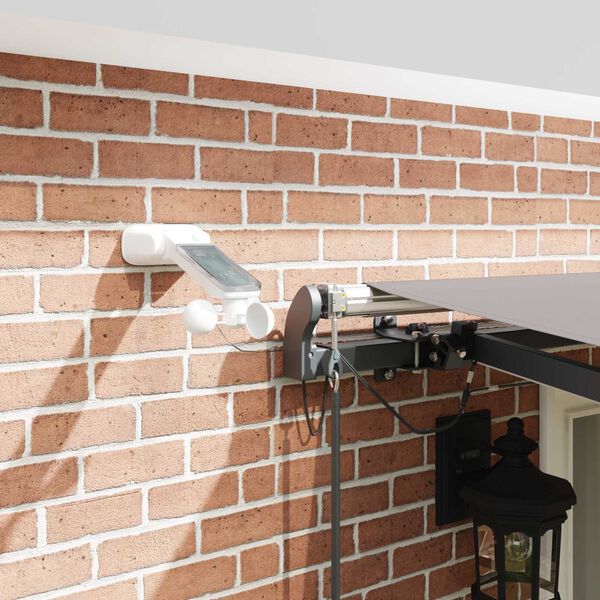 vidaXL Markisenstoff mit Hellgrau 500 x 300 cm Polyester