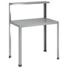 vidaXL Pflanztisch 60 x 50 x 104 cm Verzinkter Stahl Silber