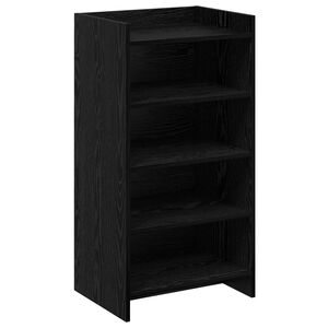 vidaXL Schuhschrank Schwarze Eiche 48 x 36 x 92 cm Holzwerkstoff