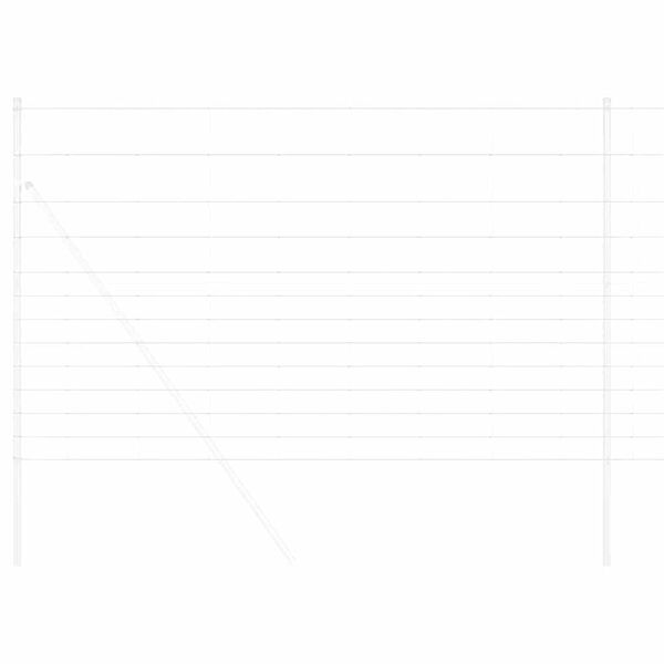 vidaXL Feldzaun Silber 50 x 1,5 m Verzinkter Stahl