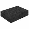 vidaXL Gummigranulat-Patiopad Schwarz 6 x 9 x 2 cm Gummi