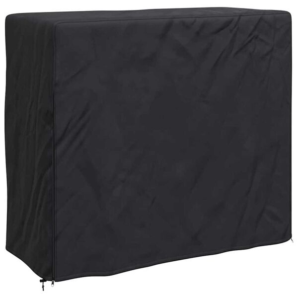 vidaXL Abdeckung f&uuml;r Kaminholzregal Schwarz 61 x 122 x 106 cm Stoff