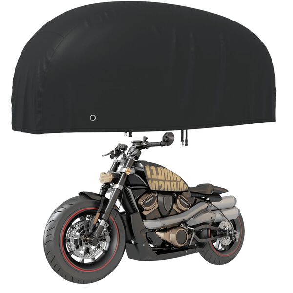 vidaXL Motorrad-Abdeckungen 2 Stk. 230x95x125 cm 210D Oxford-Gewebe