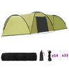 vidaXL Camping-Zelt Iglu 650x240x190 cm 8 Personen Grün