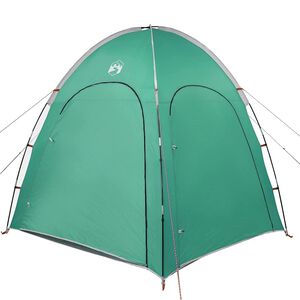 vidaXL Poolzelt Meergr&uuml;n 366 x 305 x 231 cm Polyester und Fiberglas