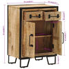 vidaXL Sideboard mit 2 Schubladen 53x31x72 cm Massivholz Mango & Eisen