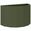 vidaXL Pflanzk&uuml;bel Olive Gr&uuml;n 60 x 30 x 35 cm Stahl