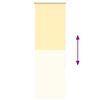 vidaXL Verdunkelungsrollo Gelb 50x150 cm Stoffbreite 45,7 cm Polyester