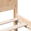 vidaXL Bettgestell Braun 75 x 190 cm Massivholz Kiefer