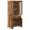 vidaXL Highboard Wandmontiert Altholz 69,5 x 34 x 180 cm Holzwerkstoff
