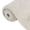 vidaXL Teppich Shaggy Hochflor Creme 160x230 cm