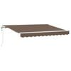 vidaXL Ausziehbare Markise Taupe 300 x 250 cm Stoff und Aluminium