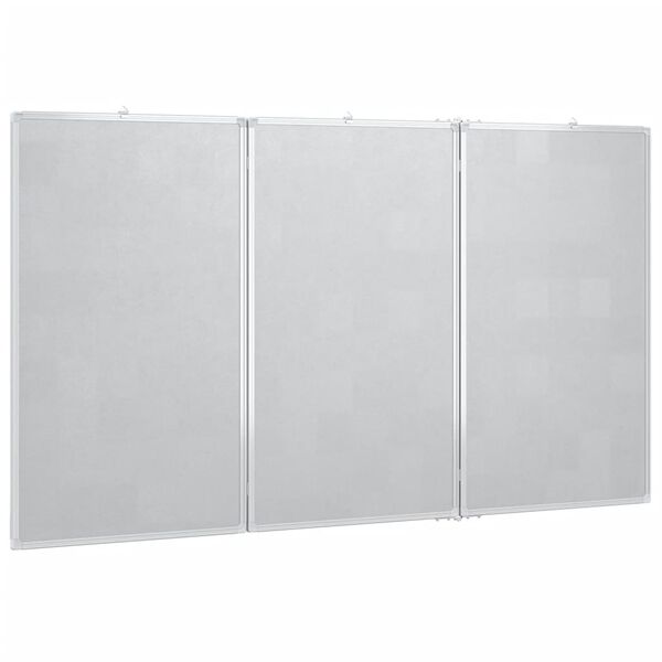 vidaXL Magnetisches Whiteboard Klappbar 180x80x1,7 cm Aluminium