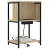 vidaXL Nachttisch 2 pcs Sonoma-Eiche 38 x 31 x 61 cm Holzwerkstoff