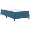 vidaXL Boxspringbett mit Matratze Dunkelblau 80 x 200 cm Stoff
