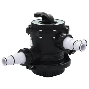 vidaXL Mehrwegeventil f&uuml;r Sandfilter ABS 1,5 " 6-Wege