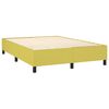 vidaXL Boxspringbett mit Matratze & LED Gr&uuml;n 140x190 cm Stoff