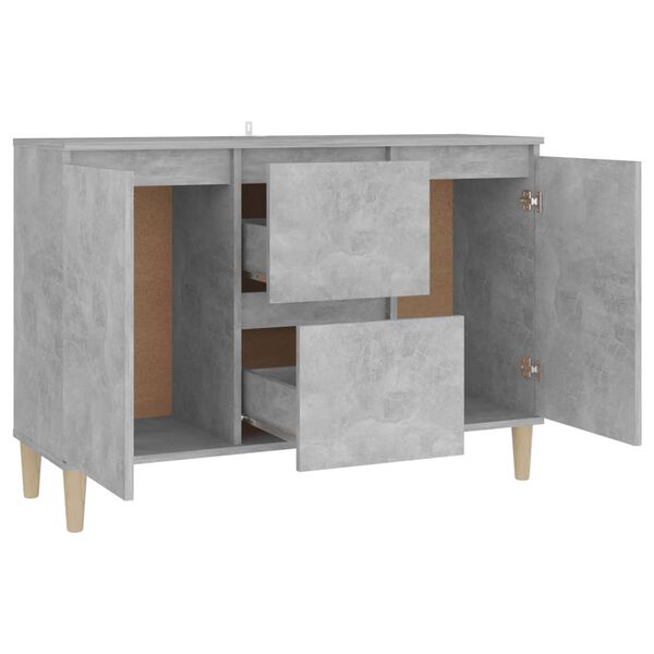 vidaXL Sideboard Betongrau 103,5x35x70 cm Holzwerkstoff