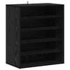 vidaXL Schuhschrank 60 x 35 x 70 cm Holzwerkstoff Schwarz Eichen-Optik