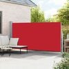 vidaXL Ausziehbare Seitenmarkise 160x500 cm Rot