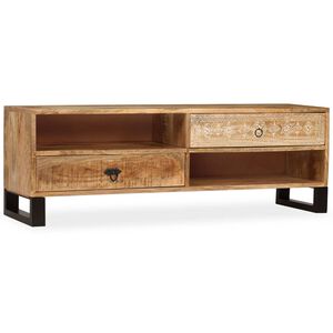 vidaXL TV-Schrank Massivholz Mango 120x30x40 cm