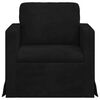 vidaXL Sofa Schwarz Gesamtabmessungen: 78 x 78 x 80 cm (B x T x H)