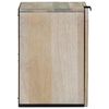 vidaXL Waschbeckenschrank mit T&uuml;r Wei&szlig; 38 x 33,5 x 48 cm Holzwerkstoff